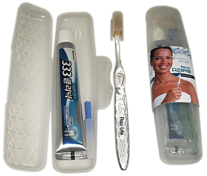 Toothbrush Travel Set-Deo Life Travel-Diam... Made in Korea